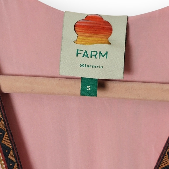 Farm Rio Amazonia Dress Linen Blend - Picture 6 of 8